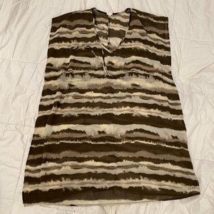 Merona sleeveless beach cover up dress, size S